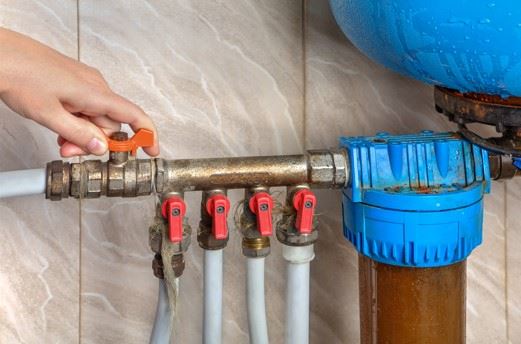 home water shut off valve